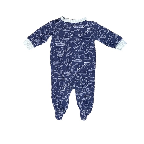 Lot Of 3 Carters & Gerber Baby Boy Footed Pajama Sleepers 3-6 and 6 Months - Picture 6 of 8